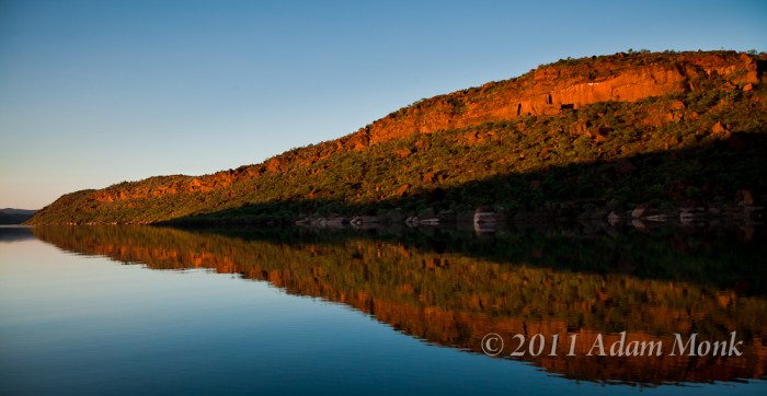 Lake Argyle reflections, Kununurra WA Lake Argyle reflections, Kununurra WA
