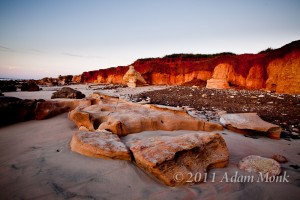 Pindan Cliffs of Gantheaume Point in Broome