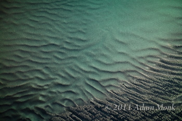 Roebuck Bay in Broome from the air