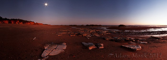 Crab Creek twilight, Roebuck Bay, Broom Crab Creek twilight, Roebuck Bay, Broom