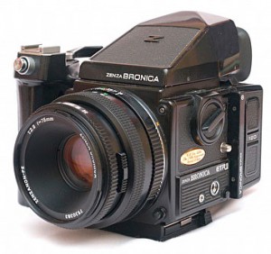 Medium format camera, the Bronica