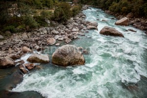 Wild river of Bhutan