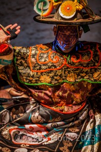 Black Hat dancer, Bumthang. Photo tour of Bhutan with Adam Monk