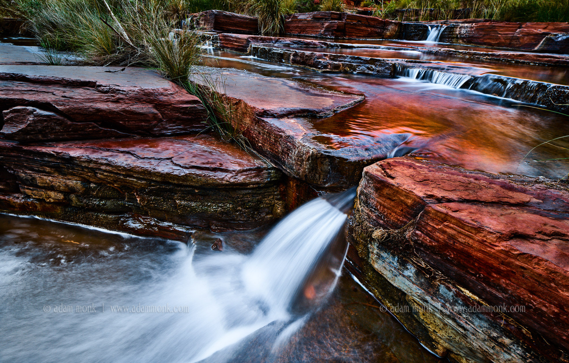 Dales Gorge Cascades, Karijini National Park. Adam Monk Photo tour of Karijini